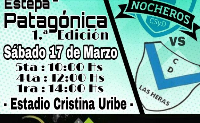 El clásico local  inaugura la 1era.  edición de la Copa “Estepa Patagónica”