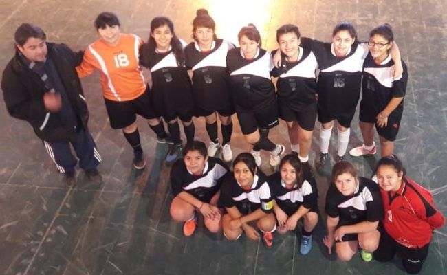 FUT SAL FEMENINO EN EL COMPLEJO MUNICIPAL