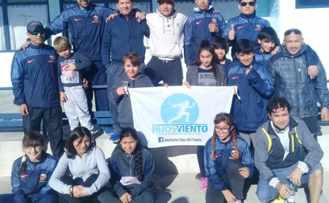 Atletas lasherenses en la Corrida de Río Mayo