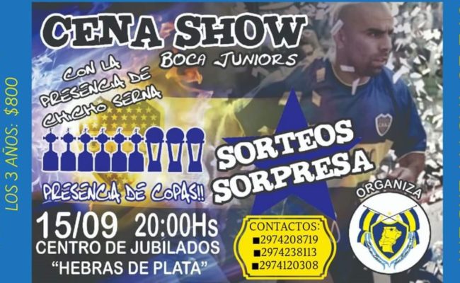 CENA SHOW DE LA PEÑA “ESTO ES BOCA”