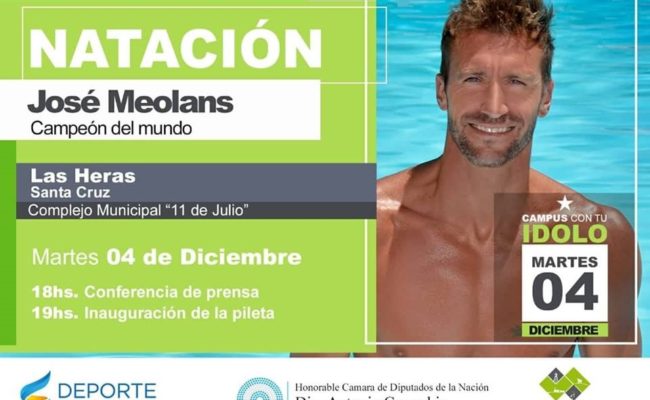 MARTES 04 :  Llegan José Meolans y Alejandra “Locomotora” Oliveras a Las Heras