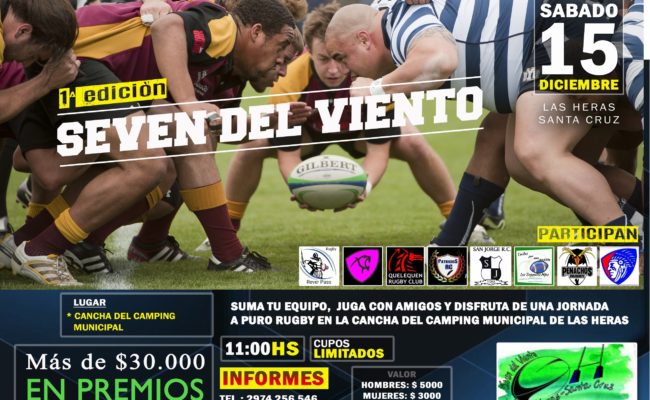 RUGBY:   EL SEVEN DEL VIENTO SE JUEGA EL SÀBADO 15