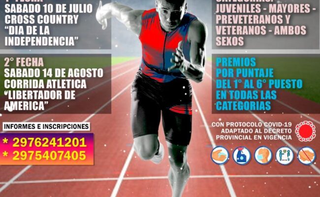 ATLETISMO:    SE PROGRAMÒ EL CROSS COUNTRY “DÌA DE LA  INDEPENDENCIA”