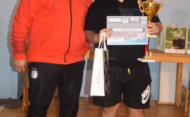 TENIS DE MESA EN LOS ANTIGUOS :   EMANUEL ULLOA DE RIO GALLEGOS EN 1º Y FRANCO TAPIA DE LAS HERAS EN 2º  CAMPEONES DE LA COPA “ROBERTO JUAREZ”