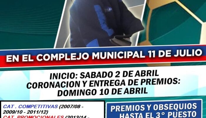 FUTSAL  INFANTIL :  SE PROGRAMO LA 2da. EDICION DE LA  COPA “MARCELO  APARICIO”