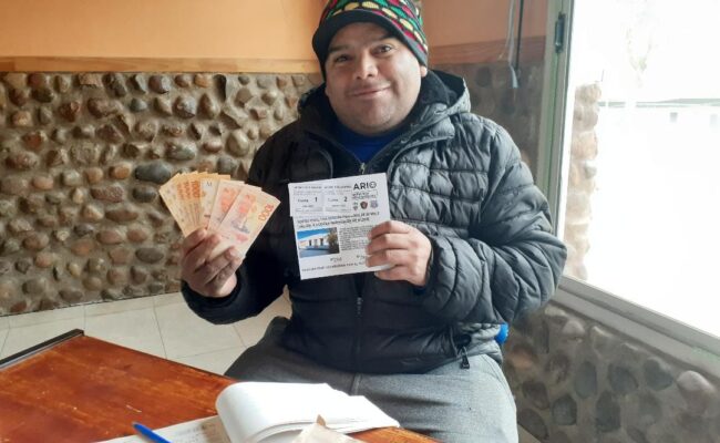 BONO SOLIDARIO:  CARLOS BUSTOS GANO EL SORTEO DEL MES DE AGOSTO