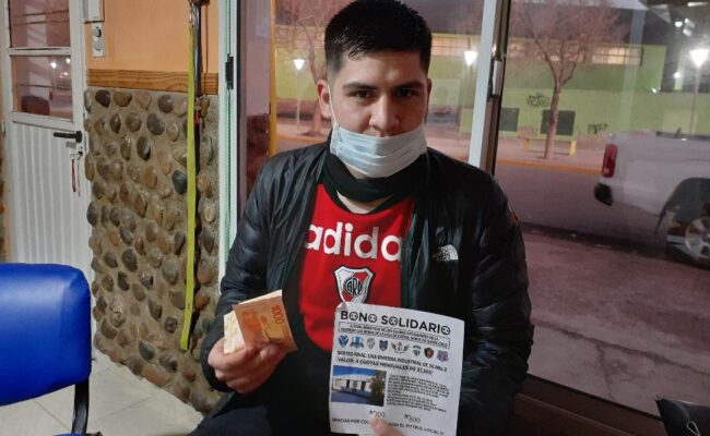 “BONO SOLIDARIO”: LEONEL  ZWANZGER GANO EL SORTEO DEL MES DE JULIO