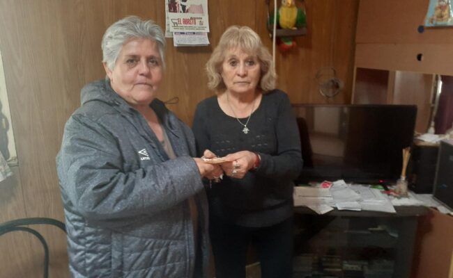 BONO SOLIDARIO:  MARIA BORQUEZ GANO EL SORTEO DEL MES DE SEPTIEMBRE