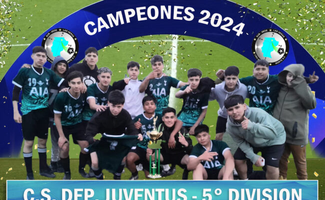 5º DIVISION :  JUVENTUS VENCIO AL DEPORTIVO POR PENALES Y ES EL CAMPEON