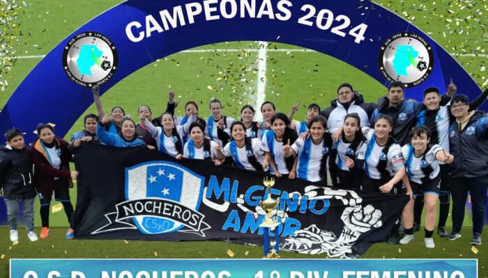 FUTBOL:  NOCHEROS VENCIO 1 A 0 A JUVENTUS Y ES CAMPEON DE 1º DIVISION FEMENINA