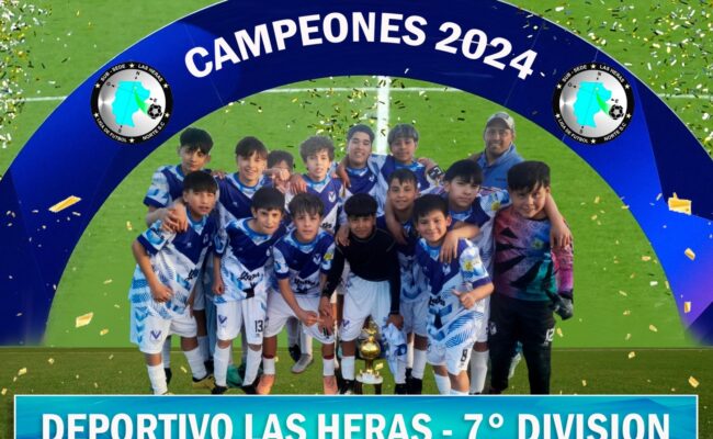 7ma. DIVISIÓN: DEPORTIVO LAS HERAS CAMPEON AL GANARLE A LA JUVE POR PENALES