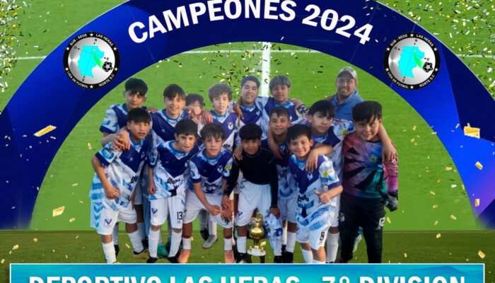 7ma. DIVISIÓN: DEPORTIVO LAS HERAS CAMPEON AL GANARLE A LA JUVE POR PENALES