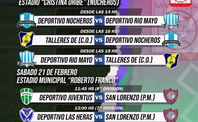 FUTBOL SUBSEDE LAS HERAS: SE JUEGA LA COPA DE CAMPEONES DE LA L.F.N.S.C