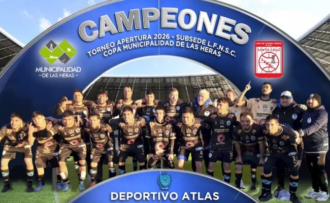 FUTBOL SUBSEDE LAS HERAS : ATLAS CAMPEÓN  DE  1º DIVISIÓN