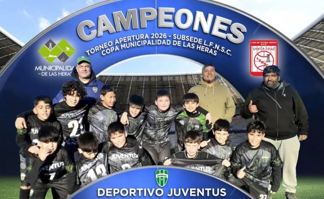 FUTBOL SUBSEDE LAS HERAS:   JUVENTUS  CAMPEÓN DE 8º DIVISIÓN