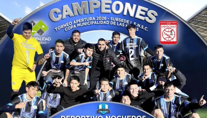 FUTBOL SUBSEDE LAS HERAS:  DEPORTIVO NOCHEROS CAMPEÓN DE 4º DIVISIÓN