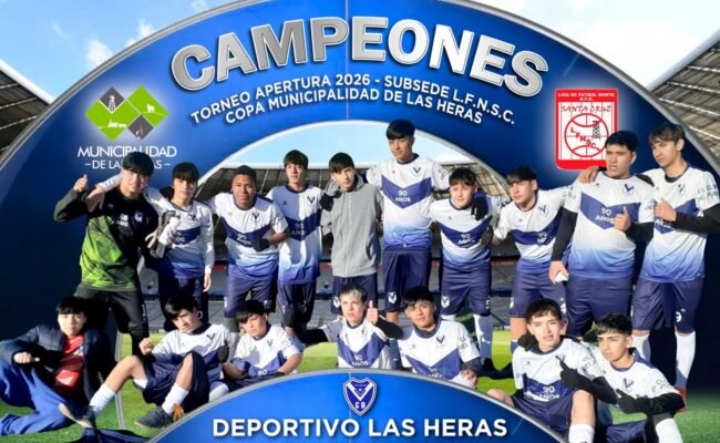 FUTBOL SUBSEDE LAS HERAS:  DEPORTIVO LAS HERAS CAMPEÓN DE 6º DIVISIÓN
